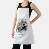 Bahamas Seat Turtle Bahamian Flag Beach Great Shar Schürze (InSitu)