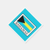 Bahamas Serviette (Ecke)