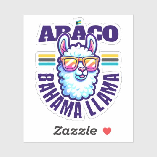 Bahamas Souvenir Geschenk: Abaco Bahamas Bahama Ll Aufkleber (Blatt)