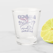 Bahamas Souvenir Geschenk : Abaco Bahamas Cruise Schnapsglas (Rückseite)