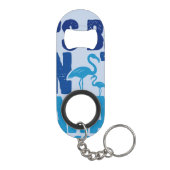 Bahamas Souvenir Geschenk : Abaco Bahamas Es ist b Mini Flaschenöffner (Rückseite)