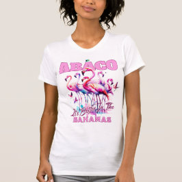 Bahamas Souvenir Geschenk : Abaco Bahamas Flamingo T-Shirt