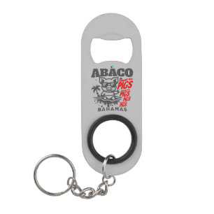Bahamas Souvenir Geschenk: Abaco Bahamas Schwimmsc Mini Flaschenöffner