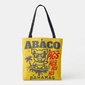 Bahamas Souvenir Geschenk: Abaco Bahamas Schwimmsc Tasche (Rückseite)