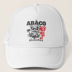 Bahamas Souvenir Geschenk: Abaco Bahamas Schwimmsc Truckerkappe