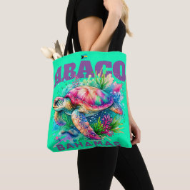 Bahamas Souvenir Geschenk: Abaco Bahamas Sea Turtl Tasche