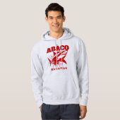 Bahamas Souvenir Geschenk: Abaco Bahamas Shark Fis Hoodie (Vorne ganz)