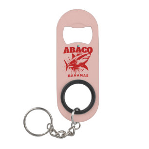 Bahamas Souvenir Geschenk: Abaco Bahamas Shark Fis Mini Flaschenöffner