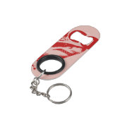 Bahamas Souvenir Geschenk: Abaco Bahamas Shark Fis Mini Flaschenöffner (Rückseite Schrägansicht)