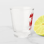 Bahamas Souvenir Geschenk: Abaco Bahamas Shark Fis Schnapsglas (Links)