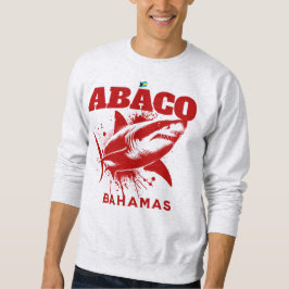 Bahamas Souvenir Geschenk: Abaco Bahamas Shark Fis Sweatshirt