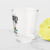 Bahamas Souvenir Geschenk: Abaco Bahamas Unabhängi Schnapsglas (Rechts)