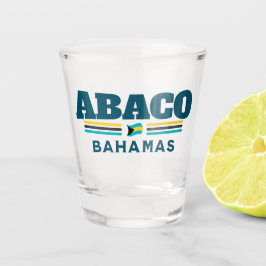 Bahamas Souvenir Geschenk: Abaco Bahamas Unabhängi Schnapsglas