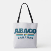 Bahamas Souvenir Geschenk: Abaco Bahamas Unabhängi Tasche (Rückseite)
