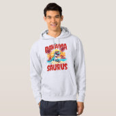 Bahamas Souvenir Geschenk : Bimini Bahama Saurus T Hoodie (Vorne ganz)