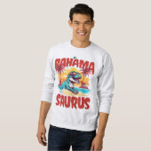 Bahamas Souvenir Geschenk : Bimini Bahama Saurus T Sweatshirt (Vorne ganz)