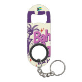Bahamas Souvenir Geschenk: Bimini Bahamas Bahama M Mini Flaschenöffner (Rückseite)