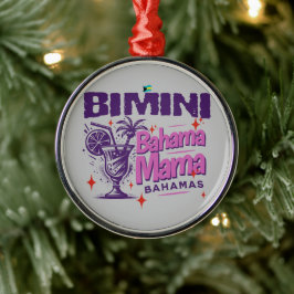Bahamas Souvenir Geschenk: Bimini Bahamas Bahama M Ornament Aus Metall