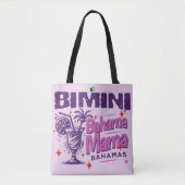 Bahamas Souvenir Geschenk: Bimini Bahamas Bahama M Tasche (Vorderseite)