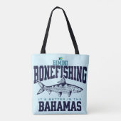 Bahamas Souvenir Geschenk: Bimini Bahamas Bonefish Tasche (Rückseite)