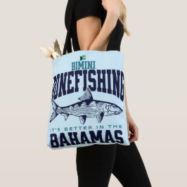 Bahamas Souvenir Geschenk: Bimini Bahamas Bonefish Tasche