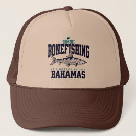Bahamas Souvenir Geschenk: Bimini Bahamas Bonefish Truckerkappe