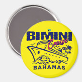 Bahamas Souvenir Geschenk : Bimini Bahamas Cruise Magnet (Vorderseite/Rückseite)