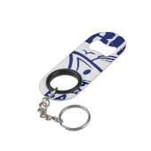 Bahamas Souvenir Geschenk : Bimini Bahamas Cruise Mini Flaschenöffner (Rückseite Schrägansicht)