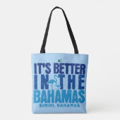 Bahamas Souvenir Geschenk : Bimini Bahamas Cruise Tasche (Rückseite)