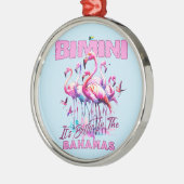 Bahamas Souvenir Geschenk : Bimini Bahamas Flaming Ornament Aus Metall (Links)