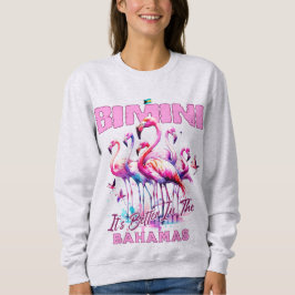 Bahamas Souvenir Geschenk : Bimini Bahamas Flaming Sweatshirt