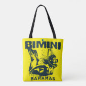 Bahamas Souvenir Geschenk: Bimini Bahamas Schnorch Tasche (Rückseite)