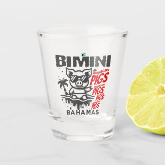 Bahamas Souvenir-Geschenk: Bimini Bahamas schwimme Schnapsglas
