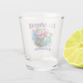 Bahamas Souvenir Geschenk: Bimini Bahamas Sea Turt Schnapsglas (Rückseite)