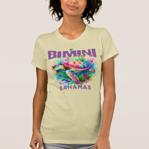 Bahamas Souvenir Geschenk: Bimini Bahamas Sea Turt T-Shirt