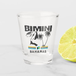 Bahamas Souvenir-Geschenk: Bimini Bahamas Unabhäng Schnapsglas
