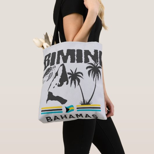 Bahamas Souvenir-Geschenk: Bimini Bahamas Unabhäng Tasche (Von Nahem)