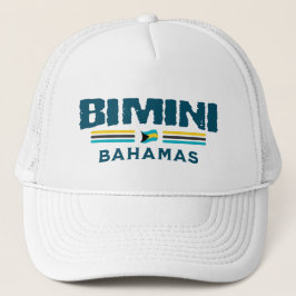 Bahamas Souvenir-Geschenk: Bimini Bahamas Unabhäng Truckerkappe