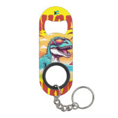 Bahamas Souvenir Geschenk : Eleuthera Bahama Sauru Mini Flaschenöffner (Rückseite)