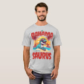 Bahamas Souvenir Geschenk : Eleuthera Bahama Sauru T-Shirt (Vorne ganz)