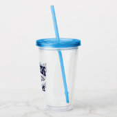 Bahamas Souvenir Geschenk : Eleuthera Bahamas Bone Acryltrinkbecher (Links)