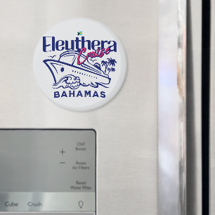 Bahamas Souvenir Geschenk : Eleuthera Bahamas Crui Magnet