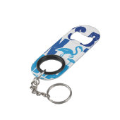 Bahamas Souvenir Geschenk : Eleuthera Bahamas Crui Mini Flaschenöffner (Rückseite Schrägansicht)