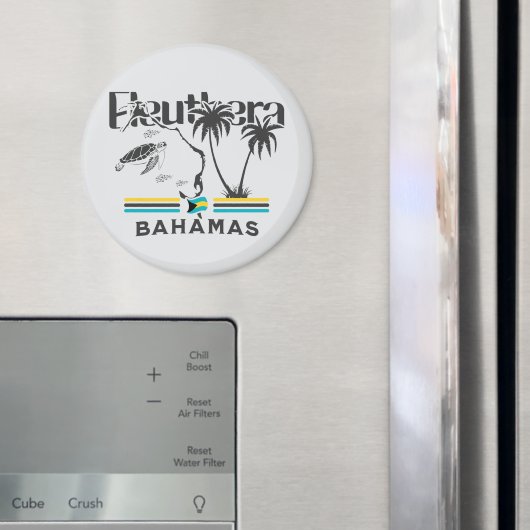 Bahamas Souvenir Geschenk: Eleuthera Bahamas Flagg Magnet (In Situ (Kühlschrank))