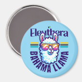 Bahamas Souvenir Geschenk : Eleuthera Bahamas Llam Magnet (Vorderseite/Rückseite)