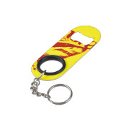 Bahamas Souvenir Geschenk: Eleuthera Bahamas Shark Mini Flaschenöffner (Rückseite Schrägansicht)