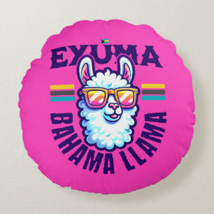 Bahamas Souvenir Geschenk: Exuma Bahamas Bahama Ll Rundes Kissen