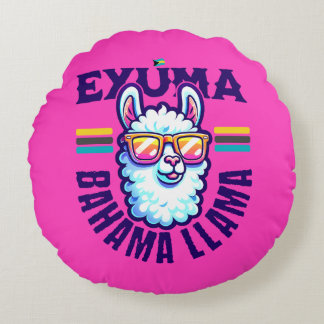 Bahamas Souvenir Geschenk: Exuma Bahamas Bahama Ll Rundes Kissen
