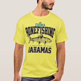 Bahamas Souvenir Geschenk: Exuma Bahamas Bonefishi T-Shirt