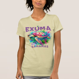 Bahamas Souvenir Geschenk: Exuma Bahamas Sea Turtl T-Shirt